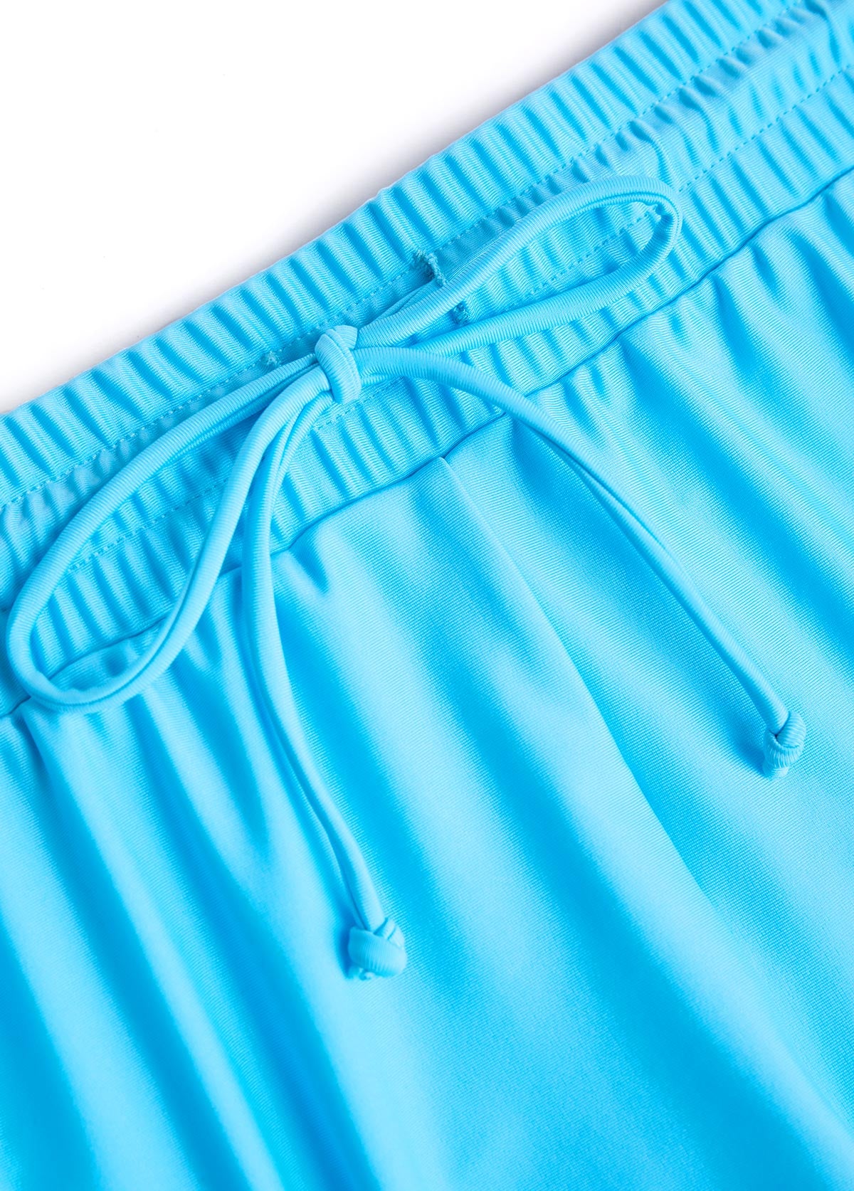 Tankíni Estampado Tropical Com Short Liso Ajustável