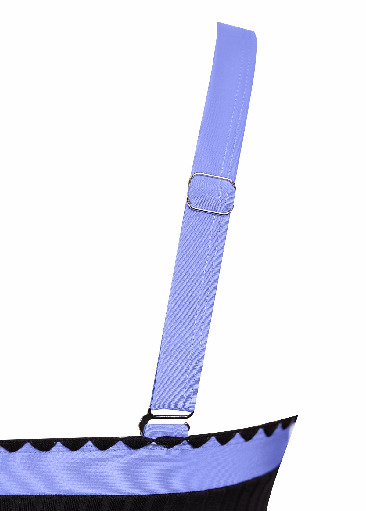 Tankíni Canelado Decote V Com Estampa Floral Delicada