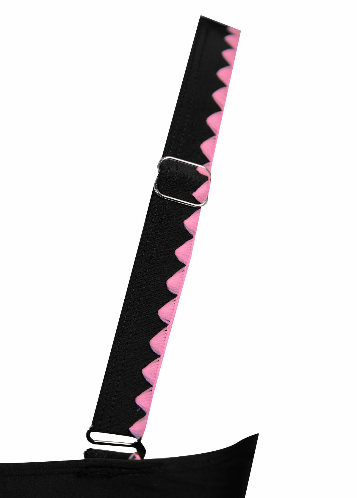 Tankíni Franzido Com Contraste Lateral E Saia Lisa