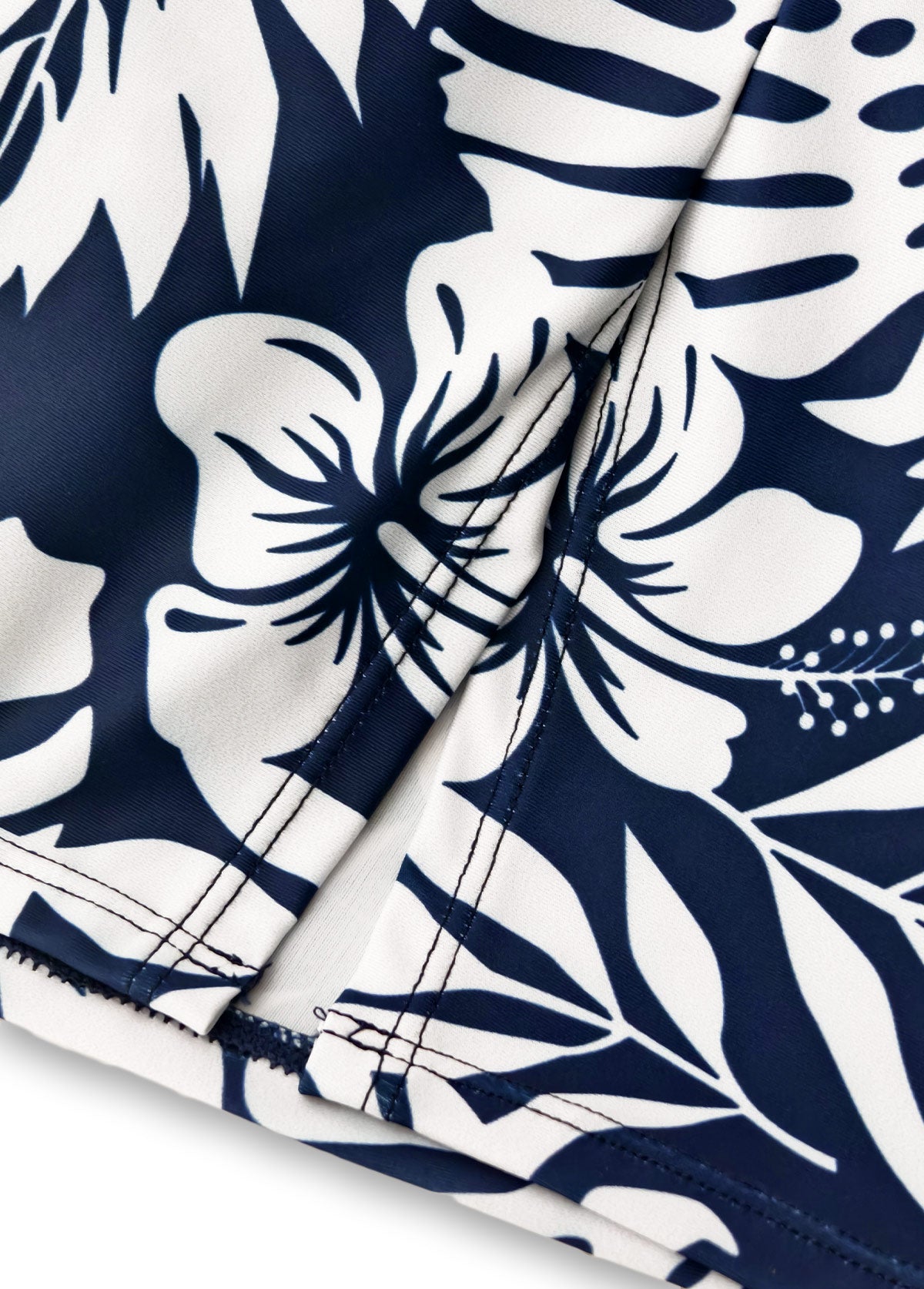 Tankíni Canelado Com Alças Duplas E Estampa Botânica