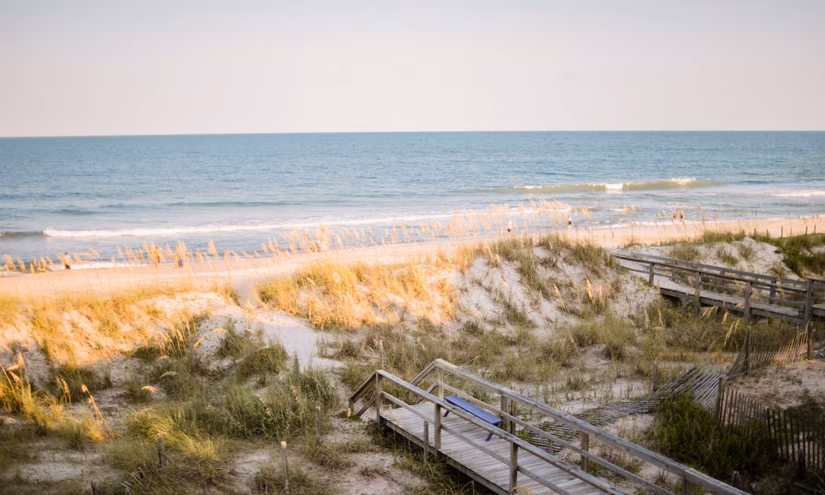 Boardwalk and Pier at Carolina Beach